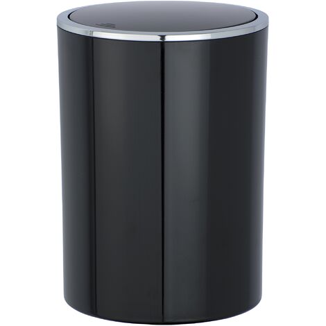 Portarifiuti con coperchio basculante Inca nero WENKO