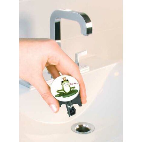 Tappo copriforo smaltato bianco per lavabo bidet bagno chiudiforo