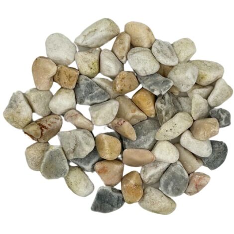 Big Bag de 0,75m3 (+/-1000 kg) Galets de Marbre Multicolore Hawaï Siena ø 8/12mm - Livraison PREMIUM