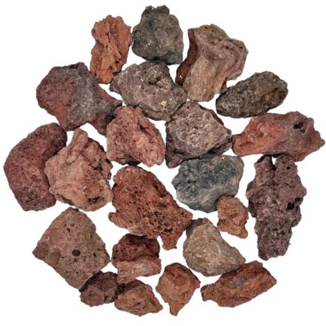 Big Bag Express – Big Bag 0,5M³ gravier pouzzolane rouge/noir Ø 15/25 mm – Pierre naturelle pour drainage et paillage – Livraison standard