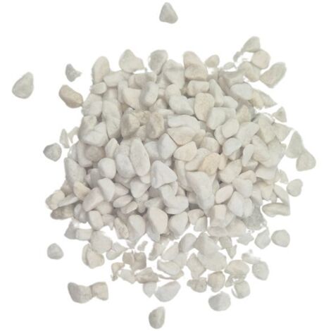Big Bag de +/- 500 Kg Galet de Marbre Blanc Pur Ø 4/8 mm - Livraison STANDARD