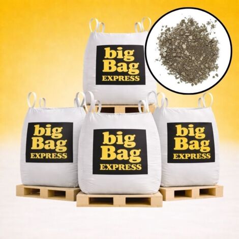 PACK 4 X BIG BAG de +/- 1,5T Sable à Tranchée Gris Ø 0/6 mm - Livraison PREMIUM (1/4)