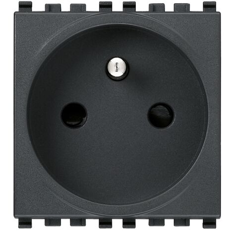 Grupo Elektra : 0726223 LEGRAND 069571L PL-COMP E/S 2P+T TORN GRIS