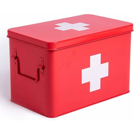 Boîte à pilules, boîte à pilules à 2 couches, armoire à pharmacie, boîte de  premiers secours