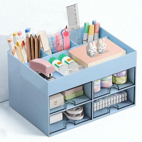 1pc boîte de rangement de bureau organisateur pliant créatif cosmétique  panier de rangement bureau bureau boîte
