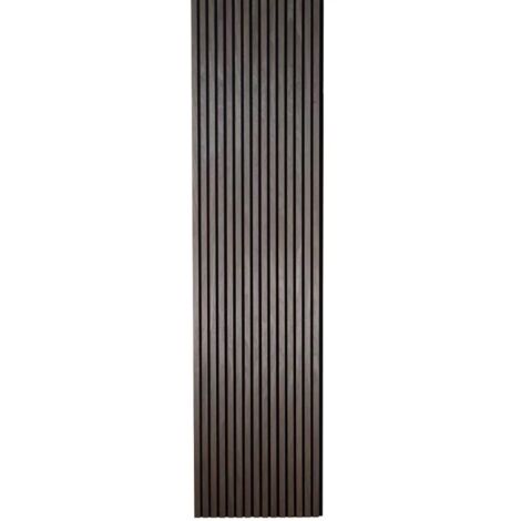 Kraus Easy Living Acoustic Slat Wall Panel - Chestnut - (L) 24cm x (W) 12cm - Sample