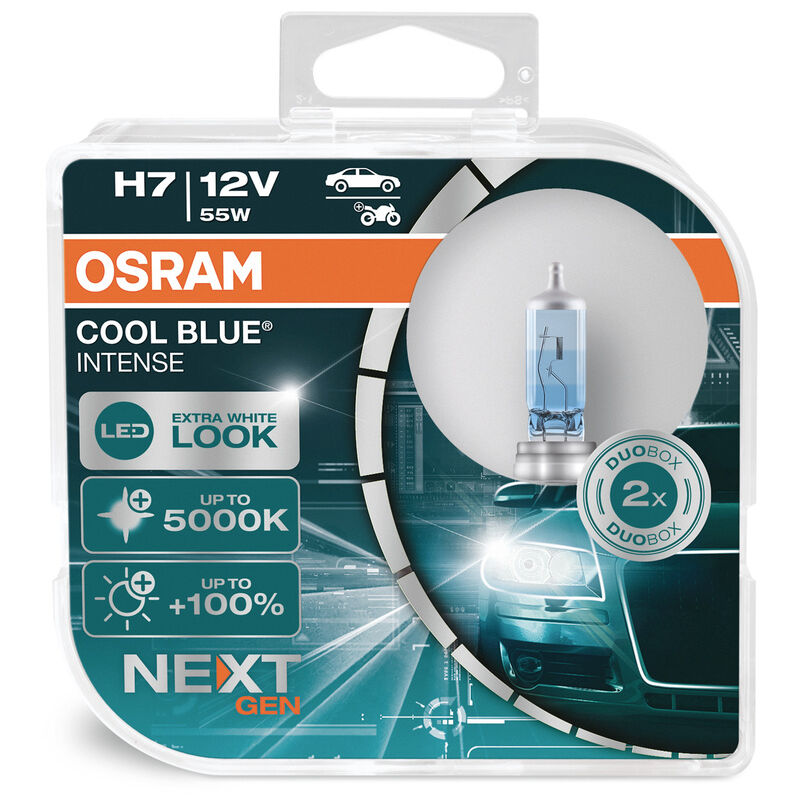 2 Stück original Osram Cool Blue Intense 5W T10 Standlicht Lampen XENON  LOOK W5W