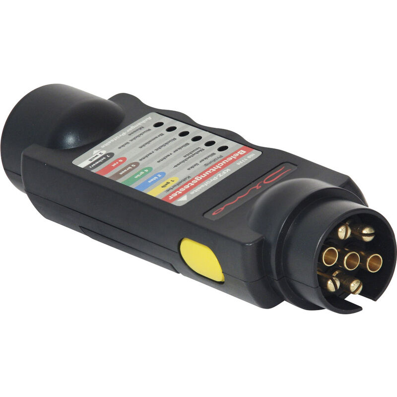 Beleuchtungstester für Anhänger Steckdose & Stecker 12 V DINO 130081