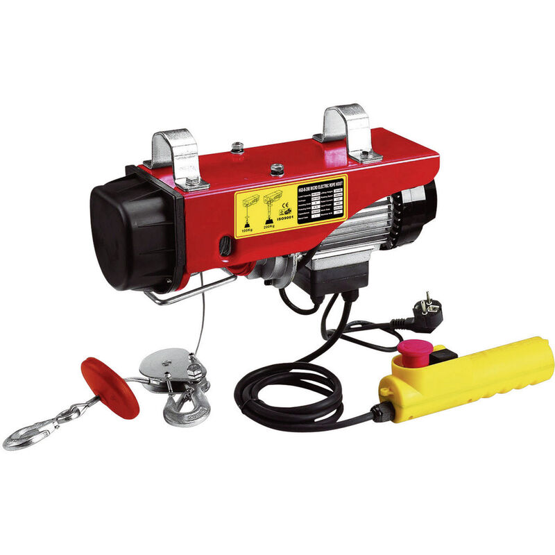 Procraft TP1000 elektrische Seilwinde Seilzug 1600 W 6 mm Tragfähigkei Procraft TP1000 elektrische Seilwinde Seilzug 1600 W 6 mm Tragfähigkei