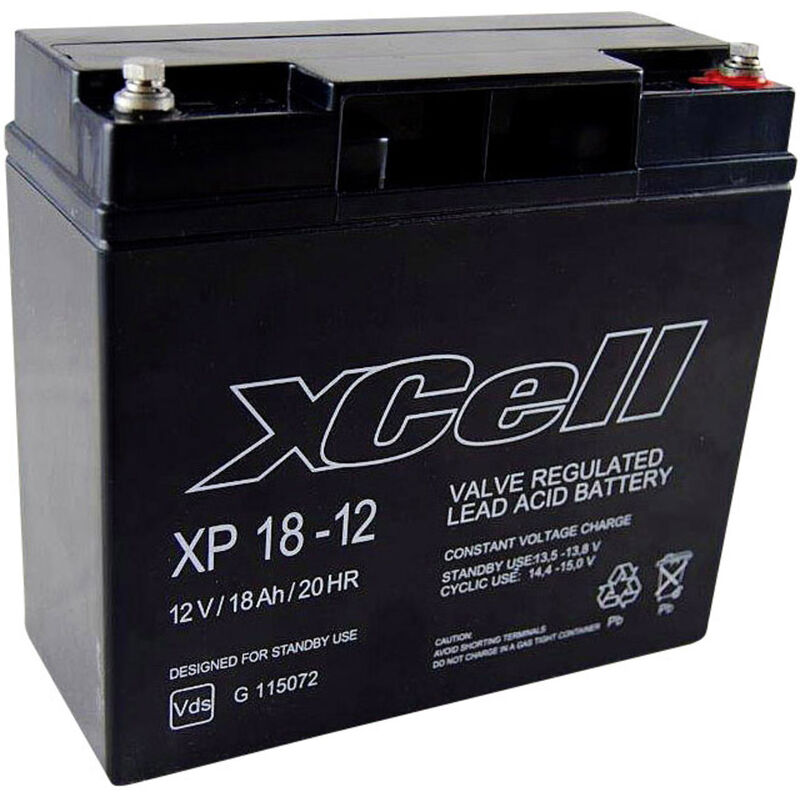 XCell XP1712 XCEXP1812 Bleiakku 12 V 18 Ah Blei-Vlies (AGM) (B x H 