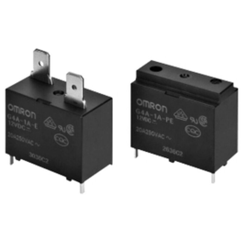 Lot De 2 Relais D'alimentation 12 V 4 Broches G4A1AE12VDC G4A1AE24VDC