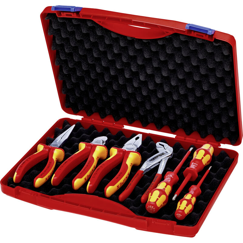 Knipex  00 21 15 Werkzeugset VDE im Koffer 7teilig