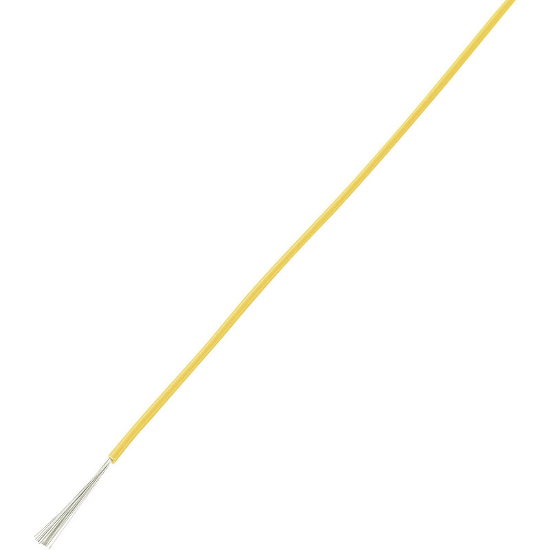 TRU COMPONENTS 1572282 Fil de câblage LiY 1 x 0.50 mm² blanc 10 m