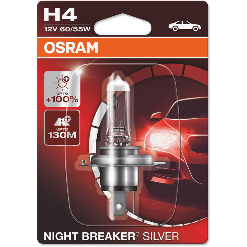 64150NBS-01B OSRAM NIGHT BREAKER SILVER H1 12V 55W Glühlampe