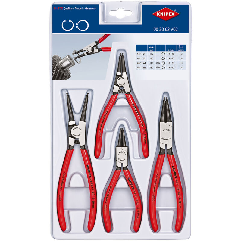 Knipex Zangen-Set Kraft-Paket 00 20 10, 3-tlg. - günstig bei