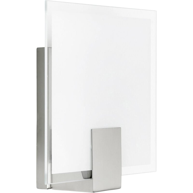 Brilliant Sonian 90324/13 Wandleuchte E14  40 W LED Edelstahl, Weiß