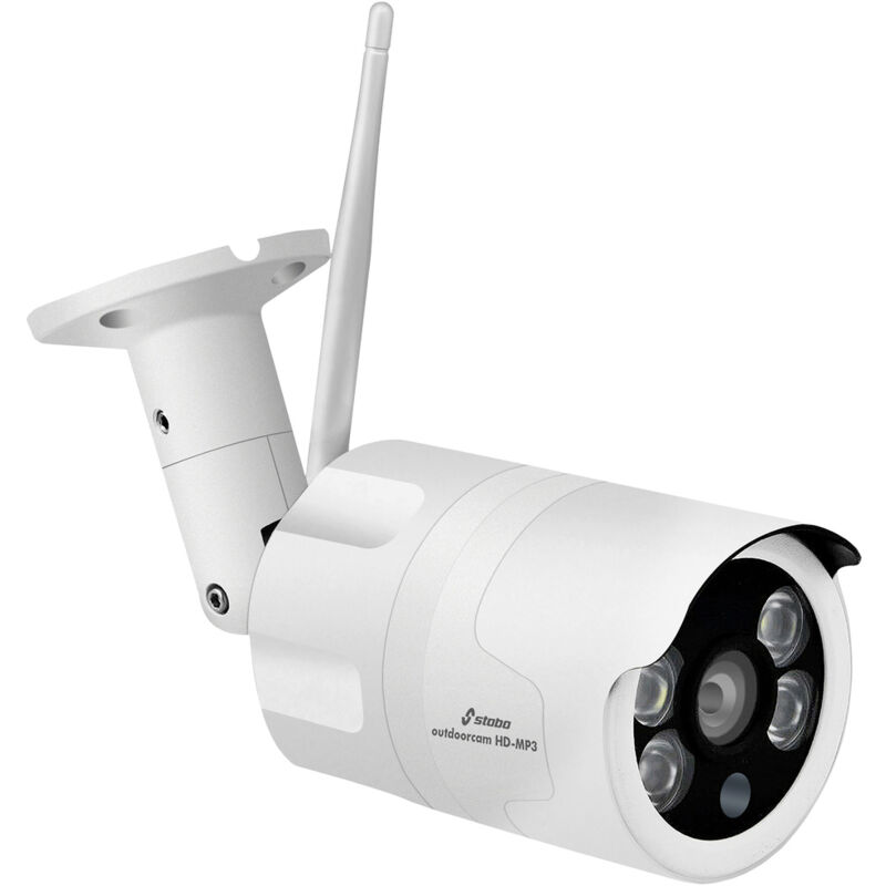 Stabo multifon security V 51136 Funk-Funk-Überwachungs-Set mit 1 Kamera  2304 x 1296 Pixel 2.4 GHz