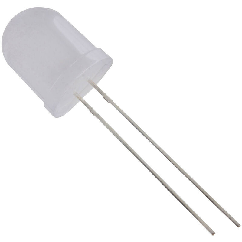 HuiYuan 10034W2D-EHD-A LED bedrahtet Weiß Rund 10 mm 700 mcd 50 ° 20 mA ...