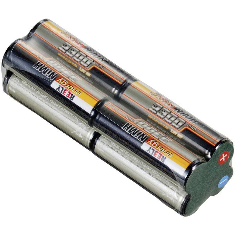 Reely Batteria Ricevitore Modellismo (NiMh) 4.8 V 2300 MAh Numero Celle: 4 Mignon (AA) Femmina Futaba Laterale - Foto 3
