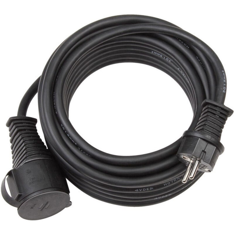 Brennenstuhl 1167820 Strom Verlängerungskabel   Schwarz 25.00 m H07RN-F 3G 1,5 mm²