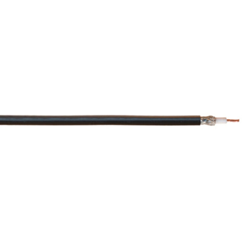 Bedea 22610911 Koaxialkabel Außen-Durchmesser: 5.35 mm Schwarz 100 m