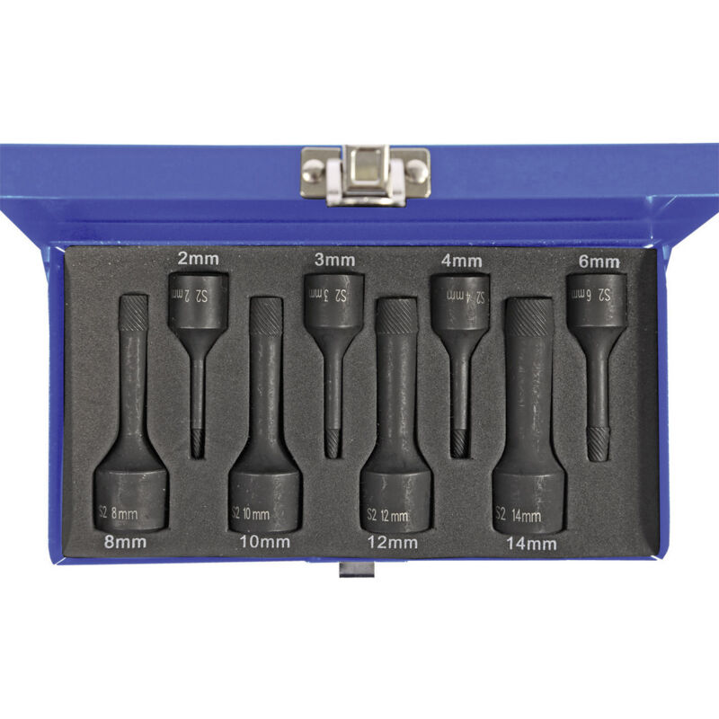 IRWIN T394100 Power Grip Schraubenausdreher Set 7-teilig – Perfekt Für Festsitzende Schrauben