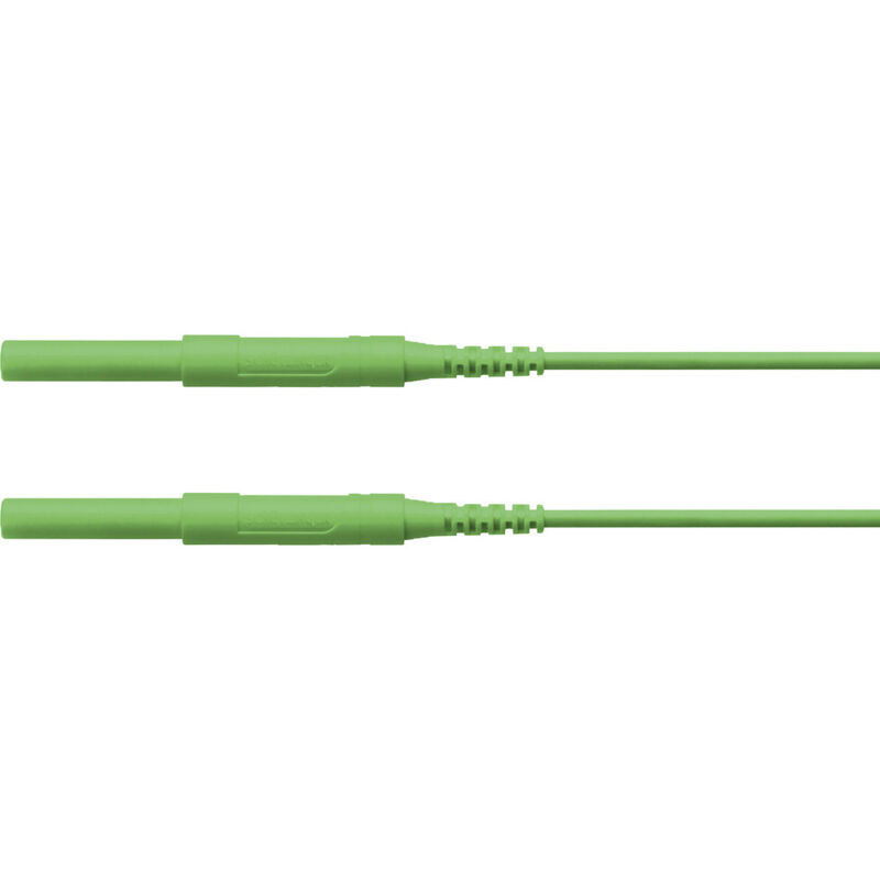 edi-tronic Messleitung Messkabel Prüfkabel Laborkabel 50cm Bananenstecker 4mm reines Kupfer Kabel rot, schwarz, gelb, grün, blau