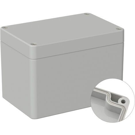 TRU COMPONENTS TC-9065648 Industrie-Gehäuse 120 x 80 x 85 ABS Lichtgrau (RAL 7035) 1 St. (1/2)