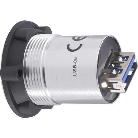 1m USB 3.0 Einbaubuchse Für Auto – 10 Gbps, 5V/2A, Wasserdicht, Für Armaturenbrett, Boot & Wohnmobil