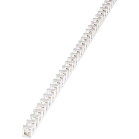 HellermannTyton 164-11008 Heladuct Flex10 Kabelbündelhalter 11 mm (max) Weiß 1 St. (1/2)