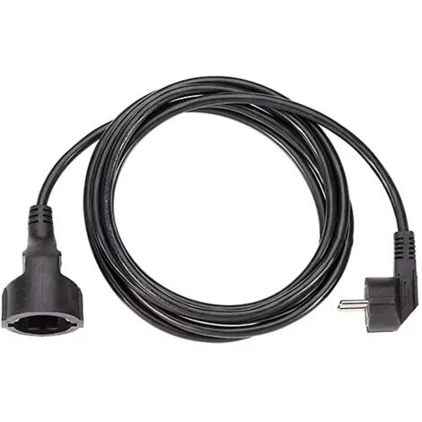 Bachmann 341.185 Strom Verlängerungskabel 16 A Schwarz 3.00 m H05VV-F 3G 1,5 mm² (1/2)
