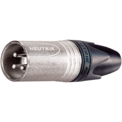 Neutrik NC3MXX XLR-Steckverbinder Stecker, gerade Polzahl: 3  Silber 1 St.