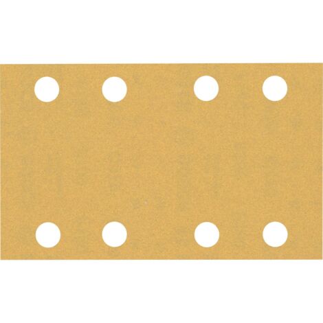 Bosch EXPERT C470 Schleifpapier mit 8 Löchern für Schwingschleifer, 80 x 133 mm, G 180, 10 Stück