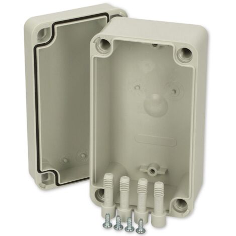 Fibox ABS C 65 G Installations-Gehäuse 140 x 80 x 65 ABS Lichtgrau (RAL 7035) 1 St. (1/2)