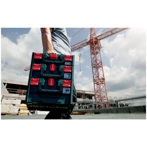 Metabo metaBOX 145 626886000 Maschinenkoffer ABS Grün/Rot (L x B x H) 396 x 296 x 145 mm