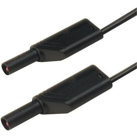 SKS Hirschmann MLS SIL WS 100/1 Sicherheits-Messleitung Lamellenstecker 4 mm Lamellenstecker 4 mm 1.