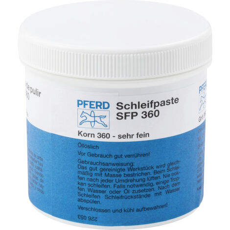 PFERD TOOLS Schleifpaste SFP 250g Körnung SIC 360 250g zum Fein-und Einschleifen von Ventilen und Lagern