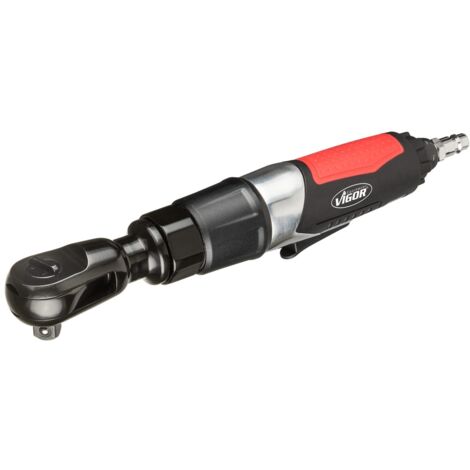 VIGOR Außenvierkant Antrieb 12,5 = 1/2 Zoll Luftratsche V5675 ∙ Vierkant massiv 12,5 mm (1/2 Zoll) ∙ Gesamtlänge: 308.5 mm ∙ Hochleistungs-Stift-Schlagwerk (1/5)