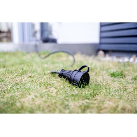 Brennenstuhl 1161450 Strom Verlängerungskabel   Schwarz 10.00 m H05RR-F 3G 1,5 mm²