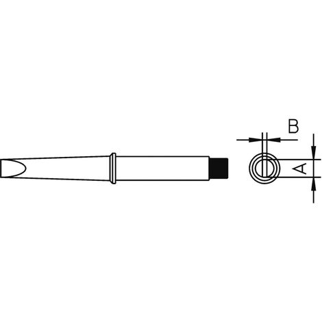 Weller Lötspitze Für Magnastat W61 - Meißelförmig 1.6mm 370°C