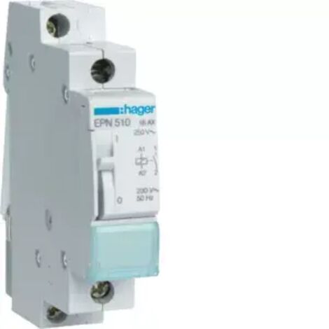 Hager Stufenrelais 16A 230V 1NA DIN 1 Modul EPN510