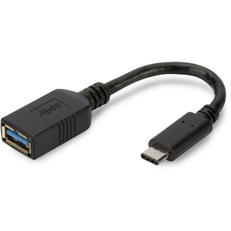 Digitus USB 3.2 Gen 1 (USB 3.0) Adapter [1x USB 3.2 Gen 1 Buchse A (USB 3.0) - 1x USB 3.2 Gen 1 Stec (1/4)