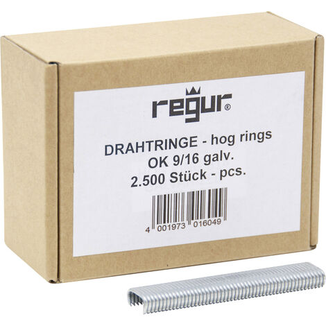 Regur 60724 Drahtringe 2500 St. Abmessungen (L x B) 16 mm x 8 mm (1/5)