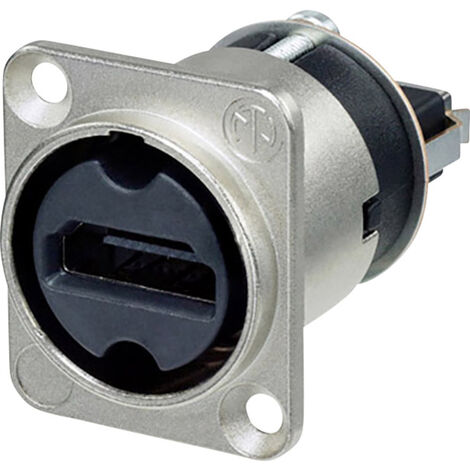 Neutrik NAHDMI-W HDMI-Steckverbinder Flanschbuchse, Kontakte gerade Polzahl: 19 Silber 1 St. (1/4)