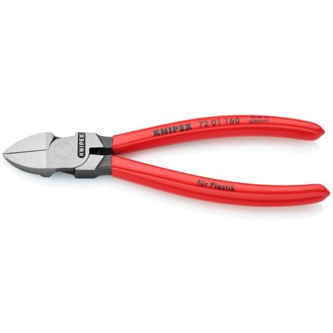 Seitenschneider für Kunststoff ohne Fase 160mm KNIPEX
