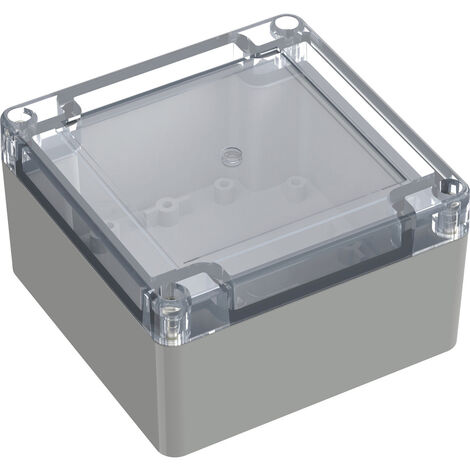 TRU COMPONENTS TC-10860524 Universal-Gehäuse 105 x 105 x 60.10 ABS-PC Lichtgrau 1 St. (1/2)