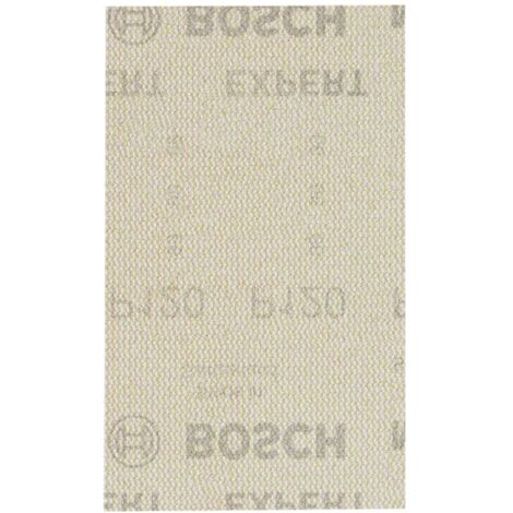 BOSCH EXPERT rechteckige Schleifblätter Holz und Farbe Netto M480 - 80X133mm - G120 - 2608900736