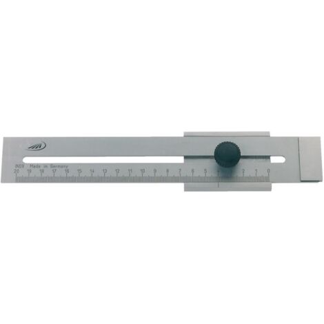 Helios Preisser Streichmaß flach rostfrei 250 mm