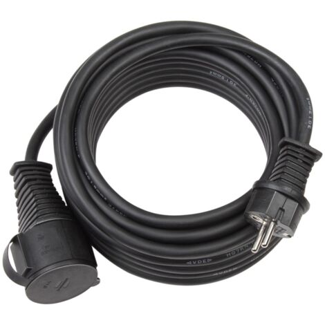 Brennenstuhl 1167810 Strom Verlängerungskabel Schwarz 10.00 m H07RN-F 3G 1,5 mm²