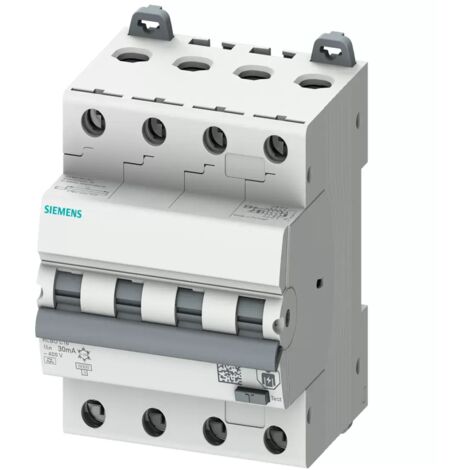 Siemens 5SU13467FP16 FI-Schutzschalter/Leitungsschutzschalter   Sicherungsgröße = 3 4polig 16 A 0.03 (1/2)